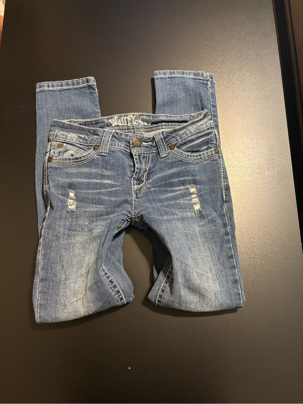 2000s y2k low rise Wallflower skinny jeans